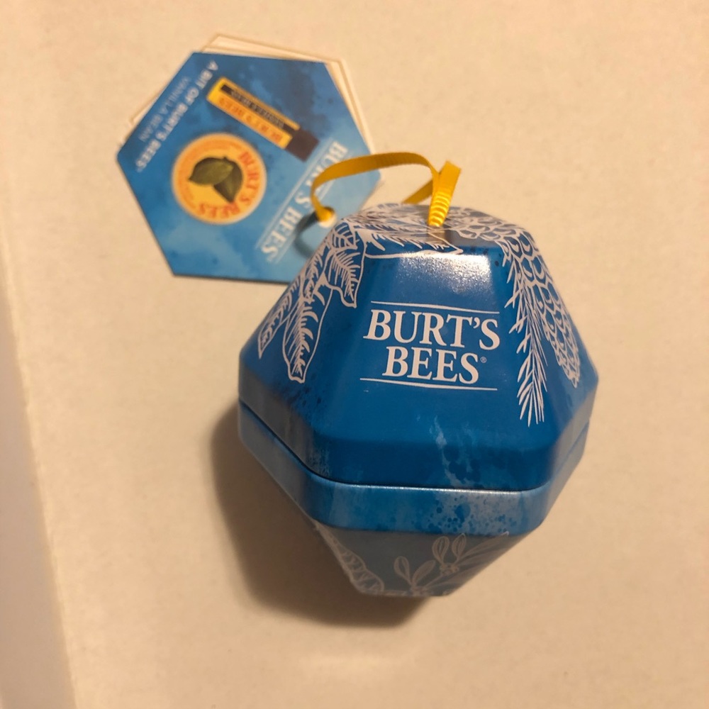 ☀️NEW Burts Bees Ornament Gift Set Blue Holiday